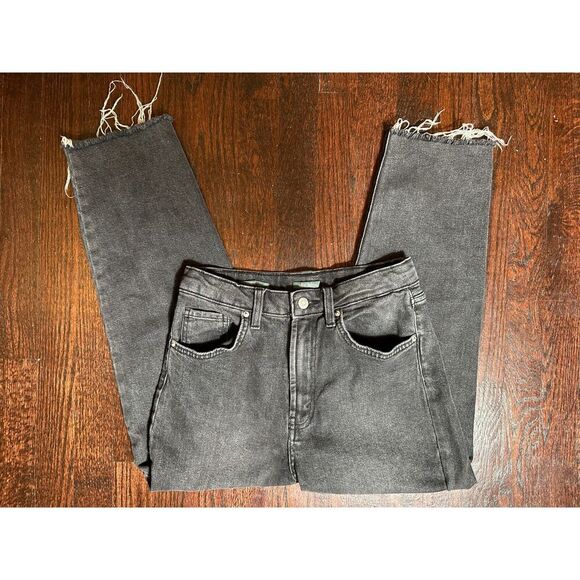 Wild Fable Highest Rise Mom Jean Black Denim Size 2 - Picture 1 of 11